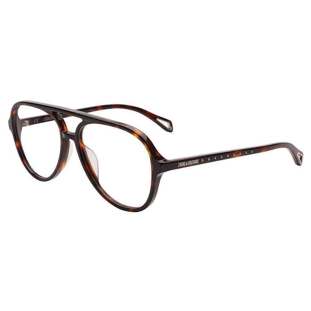 ZADIG & VOLTAIRE OPTICAL VZV236 Eyeglasses BROWN-743 56mm